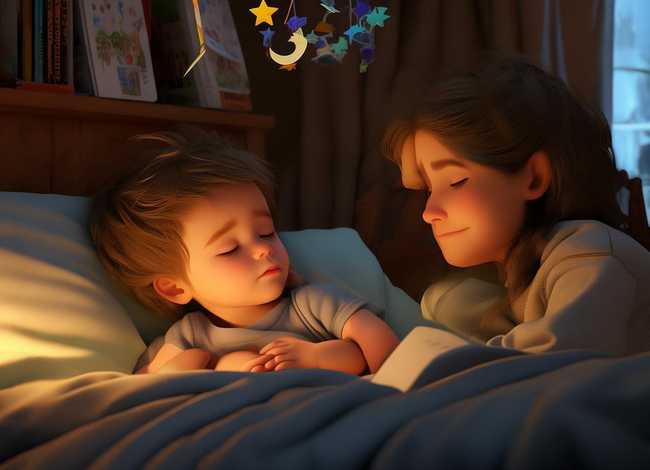 大孩子听故事；大孩子听故事睡觉有没有好处呢