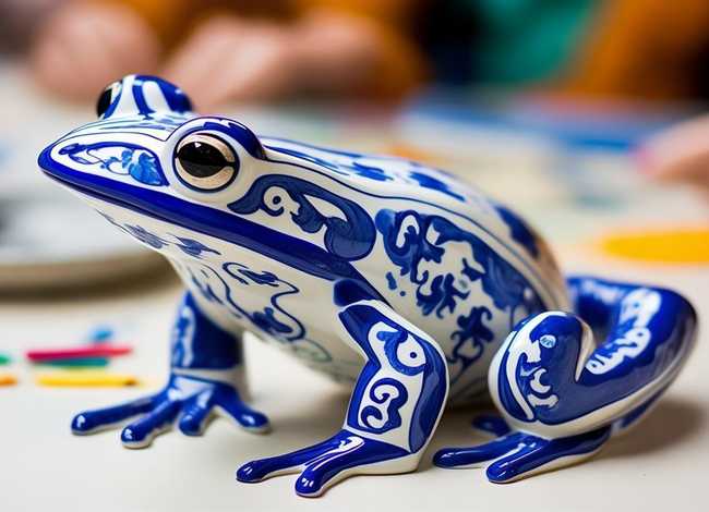 儿童手工简单又漂亮；儿童手工简单又漂亮青花蛙怎么做