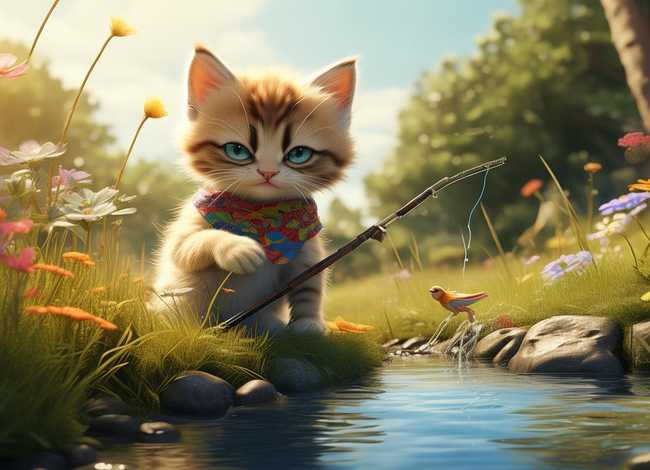 儿童故事小猫钓鱼（小儿故事小猫钓鱼）