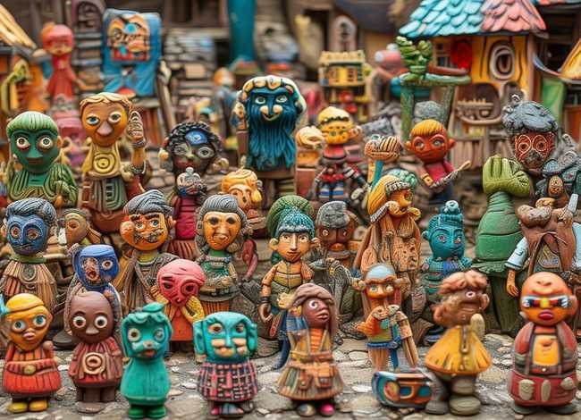 粘土手工故事，粘土手工故事大全