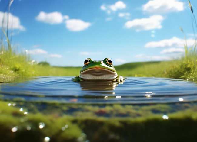 儿童故事井底之蛙住在浅井 少儿故事井底之蛙