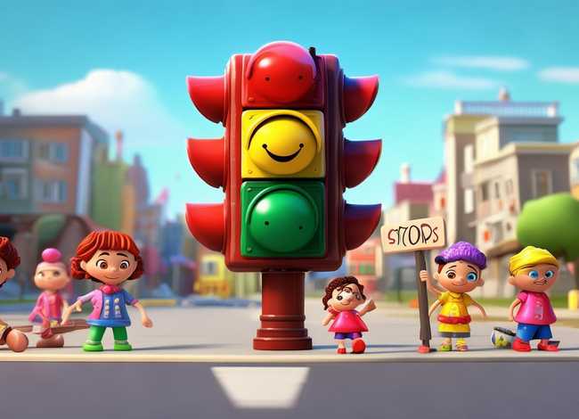 关于红绿灯的幼儿故事动画；关于红绿灯的幼儿故事动画视频