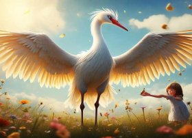 儿童童话故事感恩的鹤，感恩的鹤的故事