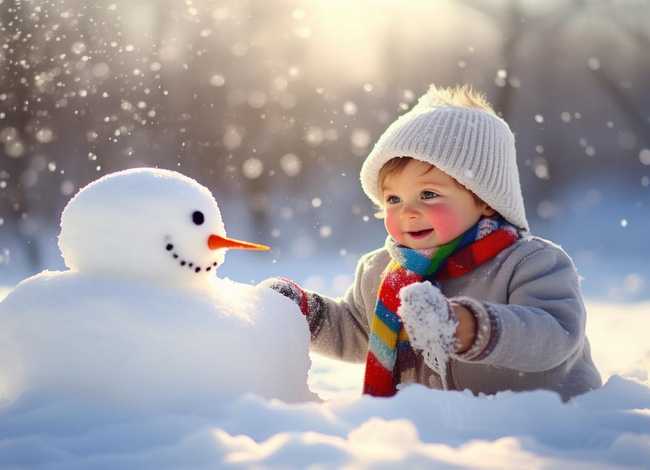 雪孩孑的故事 - 雪孩子的故事原文图片 雪孩孑的故事 - 雪孩子的故事原文图片