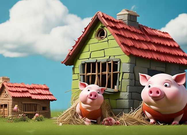 三只小猪盖房子幼儿故事 - 三只小猪盖房子幼儿故事图片 三只小猪盖房子幼儿故事 - 三只小猪盖房子幼儿故事图片