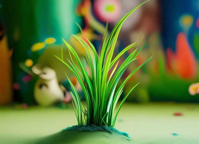 儿童剧靰鞡草的故事吉林市话剧团 童话剧里的小草道具 儿童剧靰鞡草的故事吉林市话剧团 童话剧里的小草道具