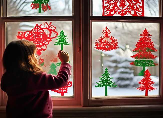 窗花的童谣;贴窗花的童谣 窗花的童谣;贴窗花的童谣