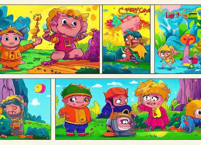 幼儿连环画故事图片4张，幼儿连环画故事图片4张怎么画