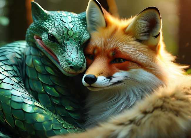 儿童故事蛇精和狐狸精 - 蛇精和狐狸精cp