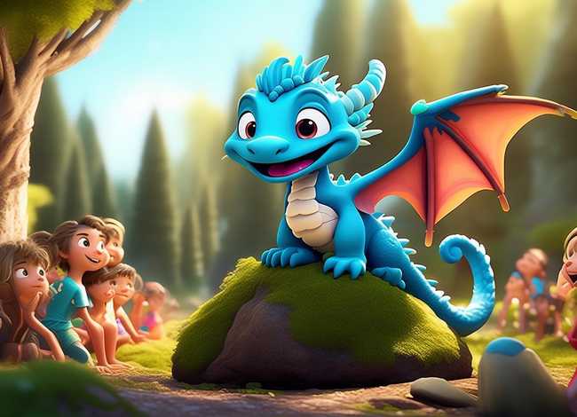 儿童版龙的故事 - 幼儿故事龙的传说