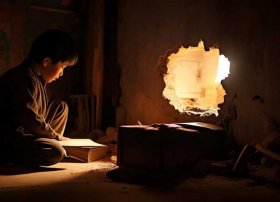 历史儿童故事典故凿壁偷光 - 幼儿历史故事凿壁偷光