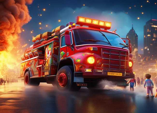 儿童睡前故事超级消防车mp3免费打包下载 儿童动画片超级消防车灭火