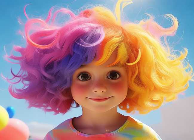 发型儿童画图片大全 发型儿童画图片大全简单