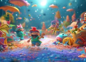 儿童故事ppt动画效果 儿童故事分享ppt动态效果