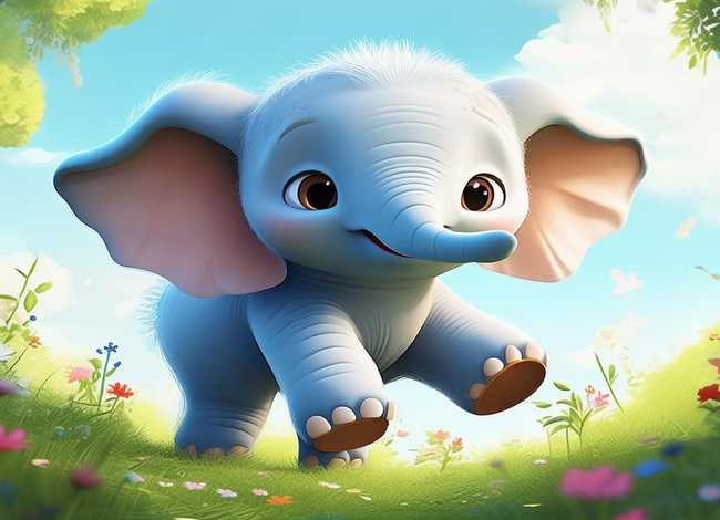 儿童大象故事免费阅读（大象幼儿故事文字）
