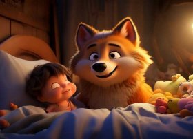 幼儿睡前大灰狼故事（幼儿睡前大灰狼故事视频）