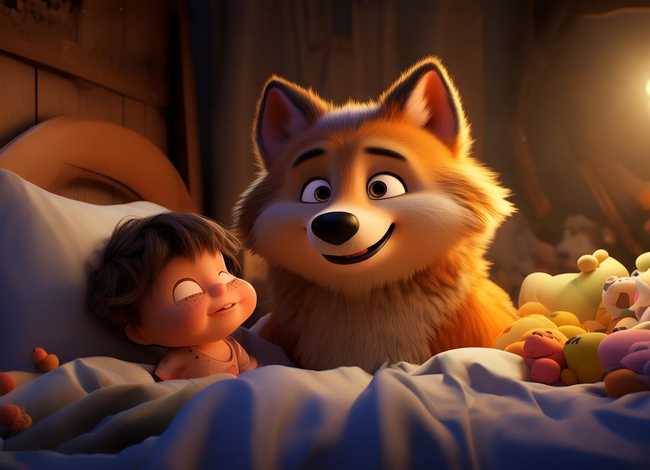 幼儿睡前大灰狼故事（幼儿睡前大灰狼故事视频）