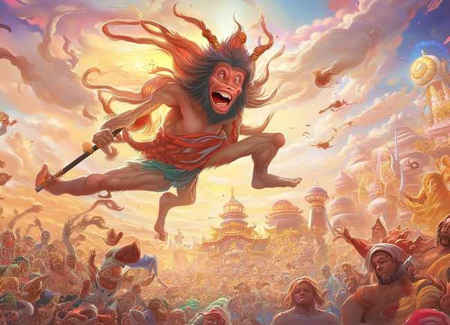 儿童故事孙悟空闹天宫、幼儿故事大闹天宫孙悟空