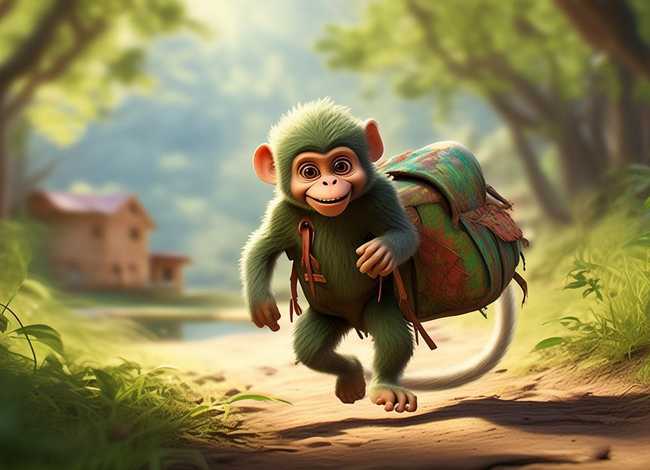 小猴子下山幼儿故事 - 小猴子下山幼儿故事简短