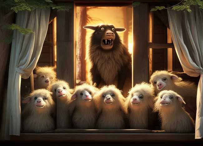 狼和七只小山羊的儿童故事 - 狼和七只小山羊的故事怎么讲 狼和七只小山羊的儿童故事 - 狼和七只小山羊的故事怎么讲