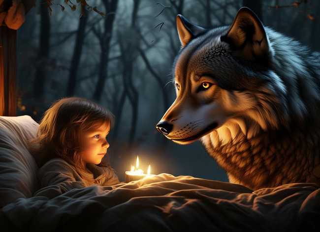 关于狼的儿童睡前故事 睡前故事关于狼的故事