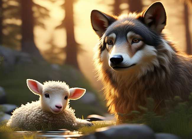 儿童故事睡前大全狼和小羊；故事大全 睡前故事狼和小羊视频