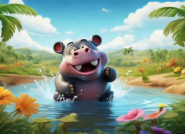 冠军河马儿童故事 - 河马故事幼儿
