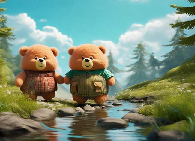 幼儿故事两只笨狗熊文字；幼儿故事两只笨狗熊文字内容
