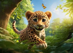 豹子小故事，关于小豹子的有趣故事