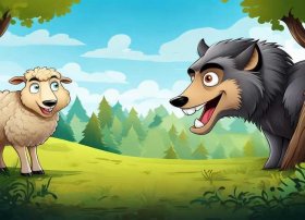 《狼和羊》儿童故事 《狼和羊的故事》