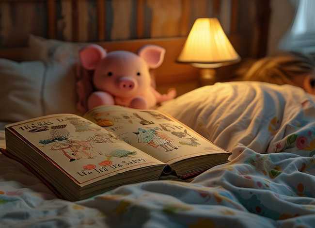 小的睡前故事；小猪的故事睡前故事书