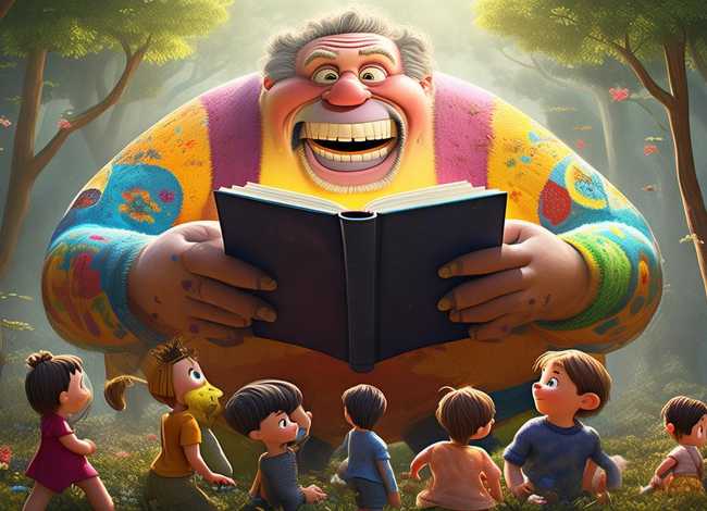 巨人故事儿童，巨人的故事画画