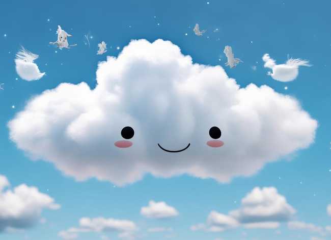 幼儿园故事-白云被内容、幼儿园故事白云和风儿