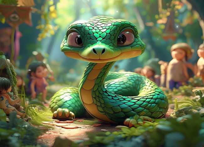 十二生肖的故事儿童故事 蛇 关于十二生肖的故事传说蛇的由来