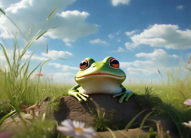 兔小贝故事井底之蛙、兔小贝井底之蛙的故事