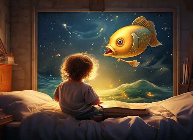 儿童睡前故事渔夫和金鱼的故事，睡前故事在线听渔夫和金鱼的故事