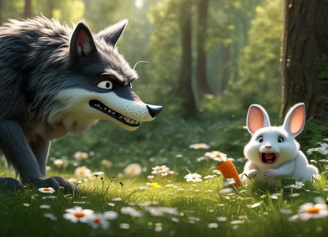 大灰狼与小白兔故事视频、大灰狼与小白兔故事视频播放