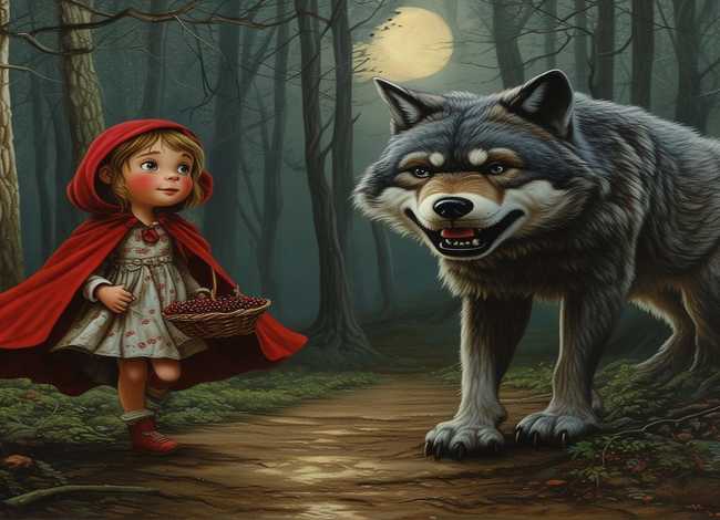 小红帽大灰狼的故事完整版 小红帽和大灰狼的故事完整版文字