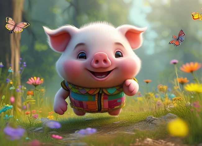 儿童故事小猪尖尖嘴 小猪的可爱故事