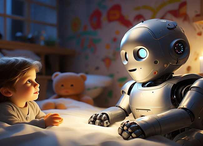 儿童睡前故事机器人救了小主人，机器人睡前故事在线听