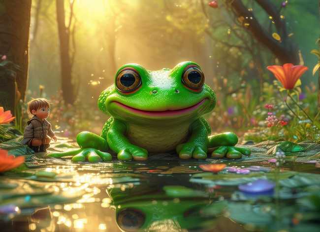 儿童启蒙故事青蛙变王子 - 儿童故事王子变青蛙全集