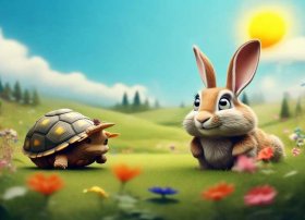 龟兔赛跑的幼儿故事 - 龟兔赛跑的幼儿故事视频