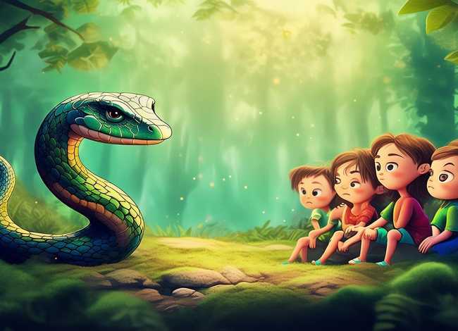 关于蛇的小故事，关于蛇的小故事绘本