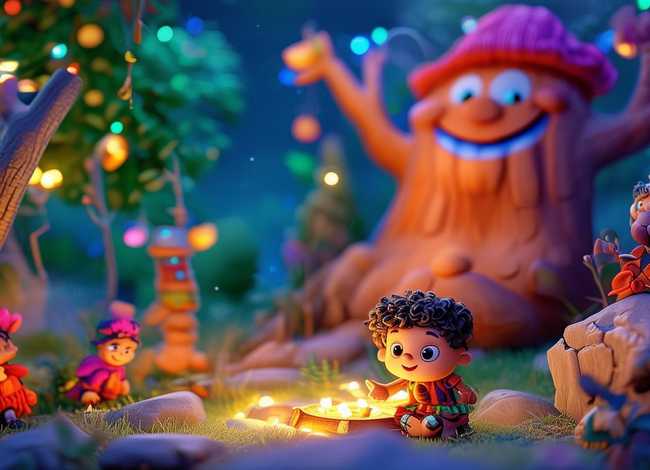 儿童故事图片带字图片；儿童故事图片带字