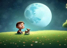 简短的儿童月亮故事、月亮的幼儿故事