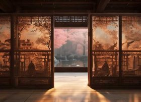 屏风背后的故事、屏风背后的故事的英文