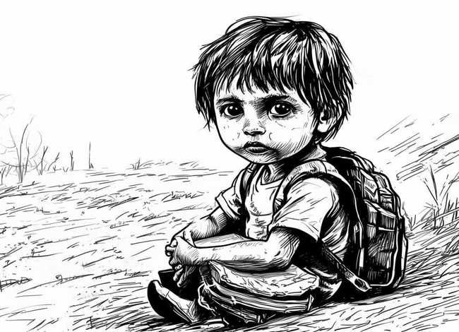 贫困儿童图片;贫困儿童图片简笔画 贫困儿童图片;贫困儿童图片简笔画