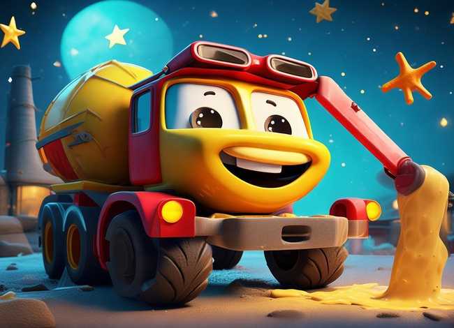 儿童睡前故事搅拌车的故事；关于搅拌车的睡前故事