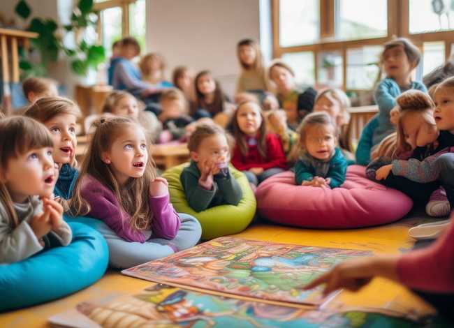 小朋友听故事;三年级小朋友听故事 小朋友听故事;三年级小朋友听故事