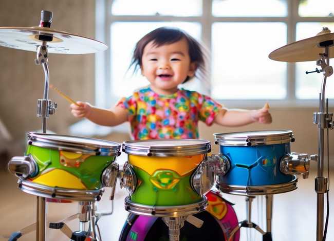 儿童电子鼓视频，儿童电子架子鼓